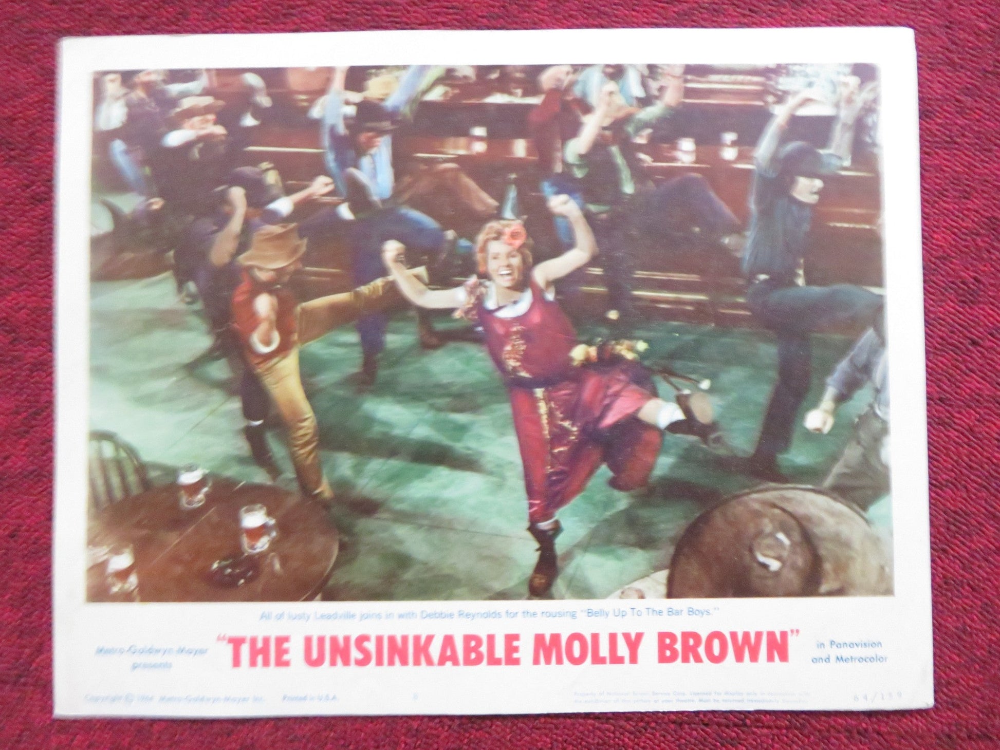 THE UNSINKABLE MOLLY BROWN US LOBBY CARD FULL SET DEBBIE REYNOLDS 1964 Rendezvous Cinema Movie posters
