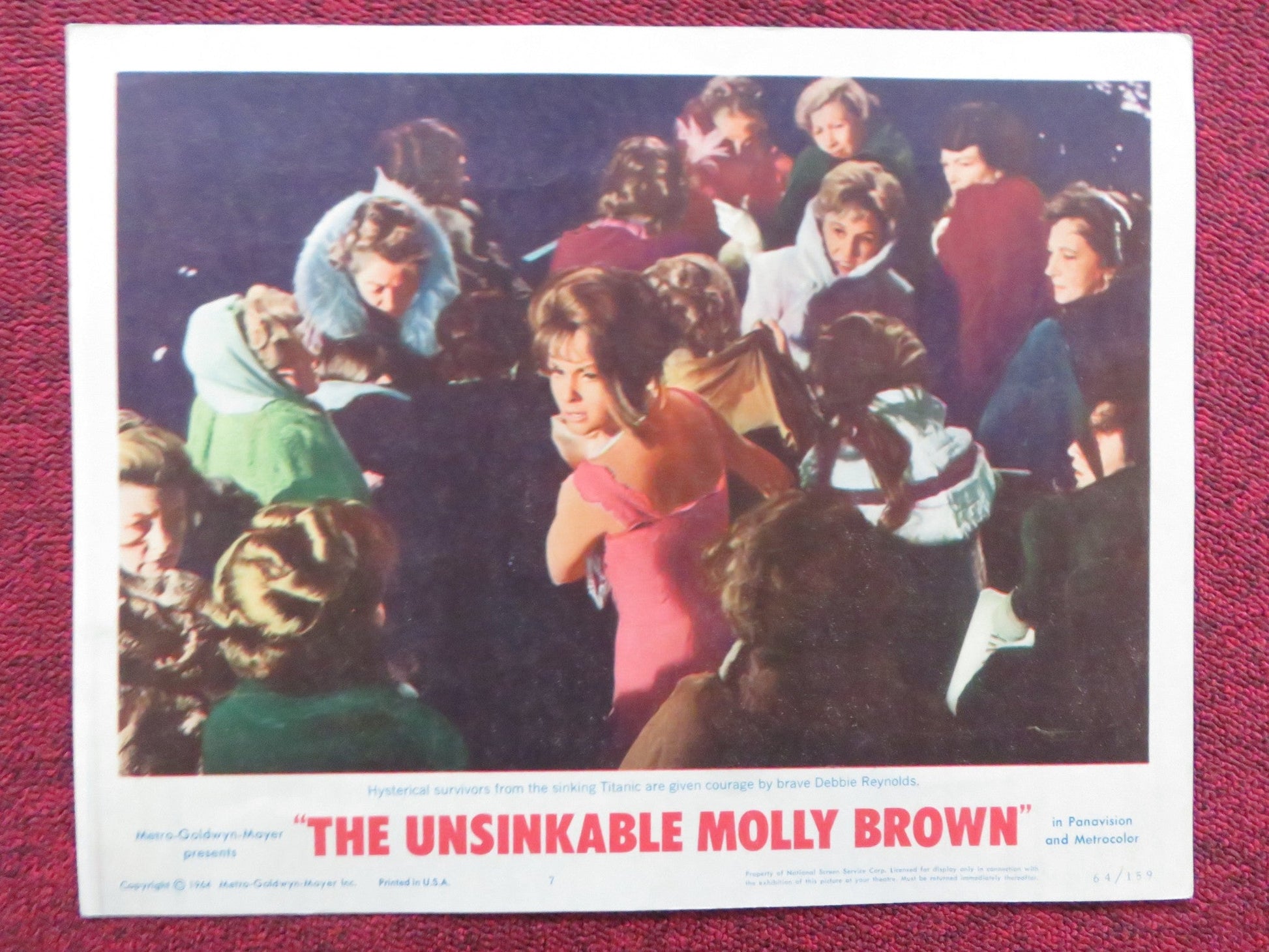 THE UNSINKABLE MOLLY BROWN US LOBBY CARD FULL SET DEBBIE REYNOLDS 1964 Rendezvous Cinema Movie posters