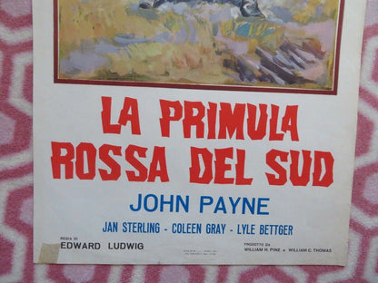 The Vanquished ITALIAN LOCANDINA (27.5"x13") POSTER JOHN PAYNE 1963 Movie posters