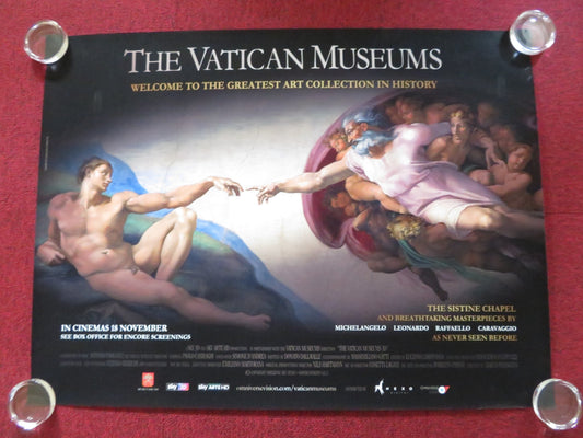 THE VATICAN MUSEUMS UK QUAD (30"x 40") ROLLED POSTER SIMONE D'ANDREA 2014 Rendezvous Cinema Movie posters