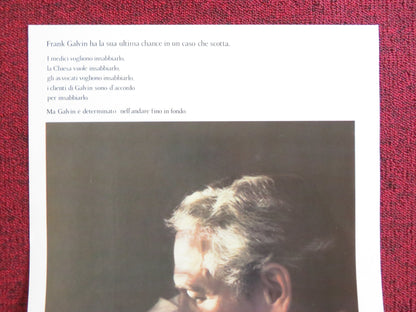 THE VERDICT ITALIAN LOCANDINA POSTER PAUL NEWMAN CHARLOTTE RAMPLING 1983 Rendezvous Cinema Movie posters