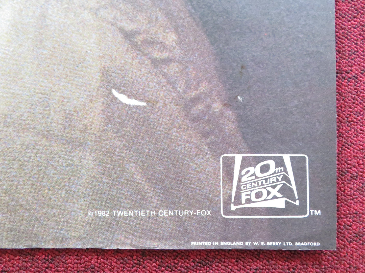 THE VERDICT UK QUAD POSTER FOLDED PAUL NEWMAN JACK WARDEN 1982 Rendezvous Cinema Movie posters