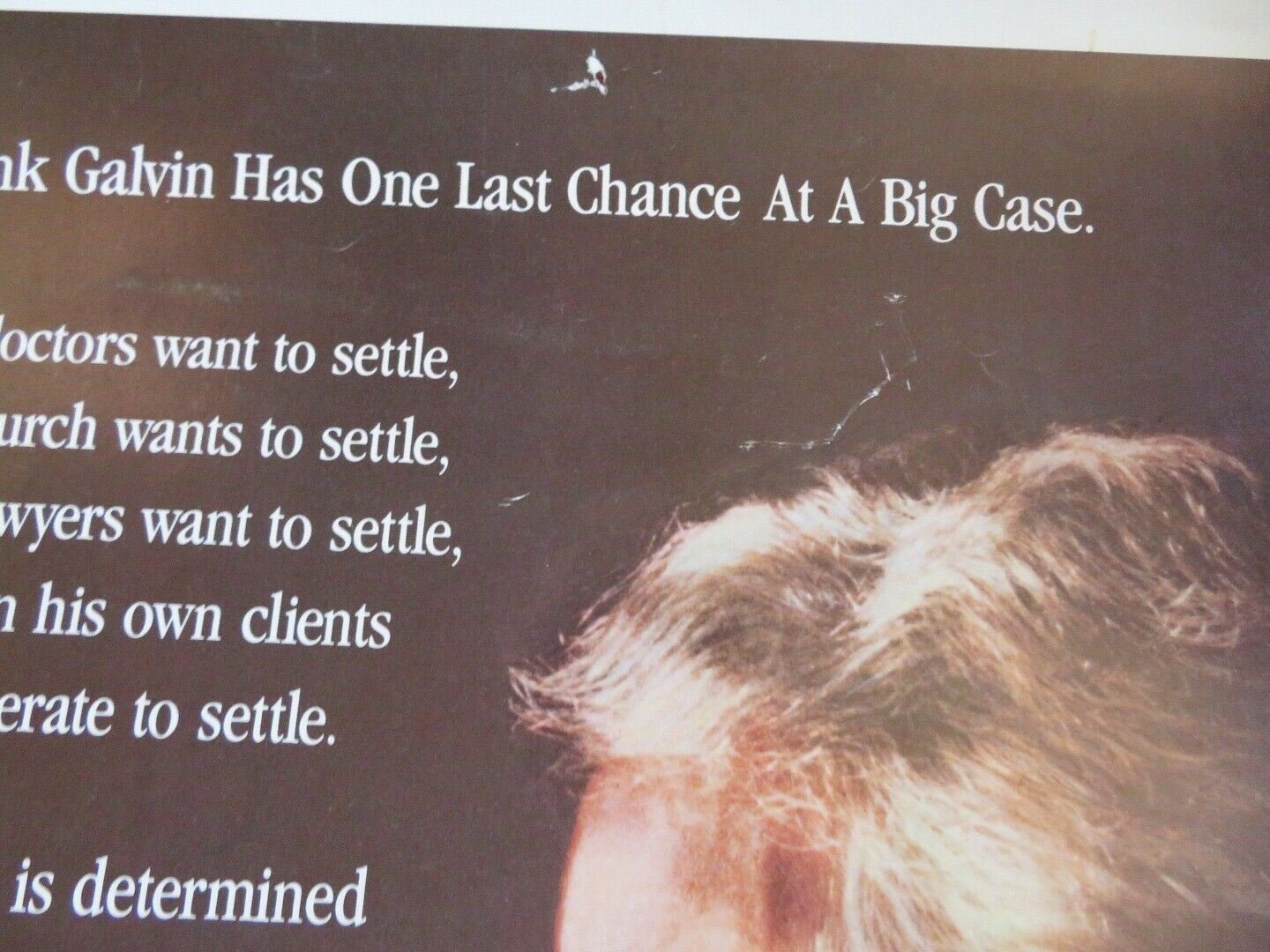 THE VERDICT US ROLLED POSTER ON CARD PAUL NEWMAN 1982 Movie posters