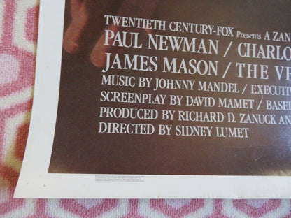 THE VERDICT US ROLLED POSTER ON CARD PAUL NEWMAN 1982 Movie posters