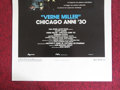 THE VERNE MILLER STORY ITALIAN LOCANDINA POSTER SCOTT GLEN BARBARA STOCK 1988 Rendezvous Cinema Movie posters