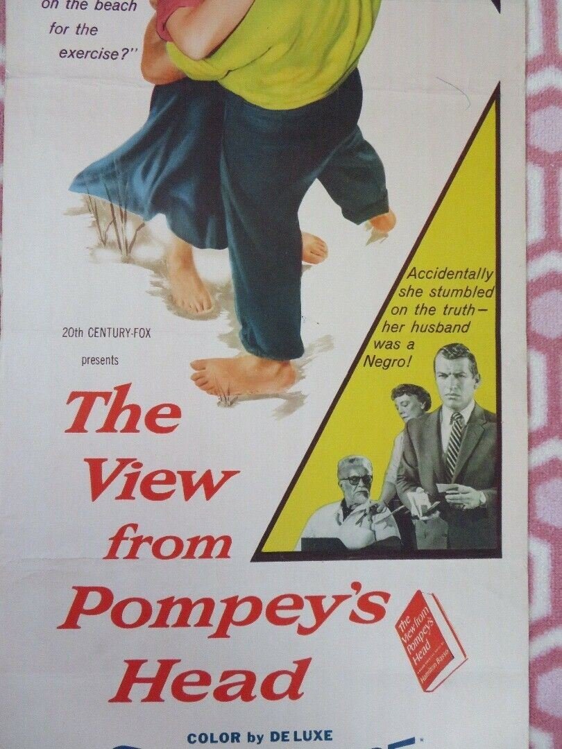 THE VIEW FROM POMPEY'S HEAD US INSERT (14"x 36") POSTER RICHARD EGAN 1955 Rendezvous Cinema Movie posters