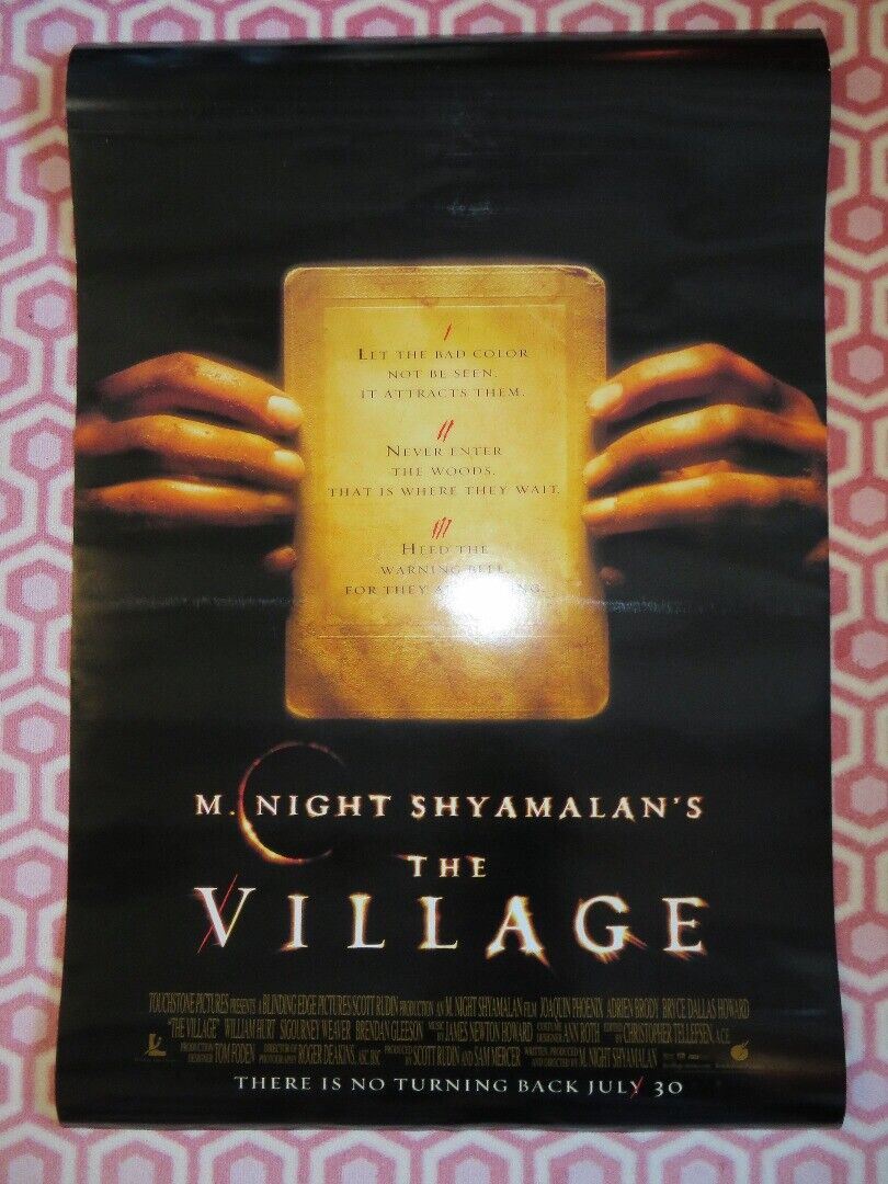 THE VILLAGE US ROLLED POSTER JOAQUIN PHOENIX M. NIGHT SHYAMALAN 2004 Movie posters