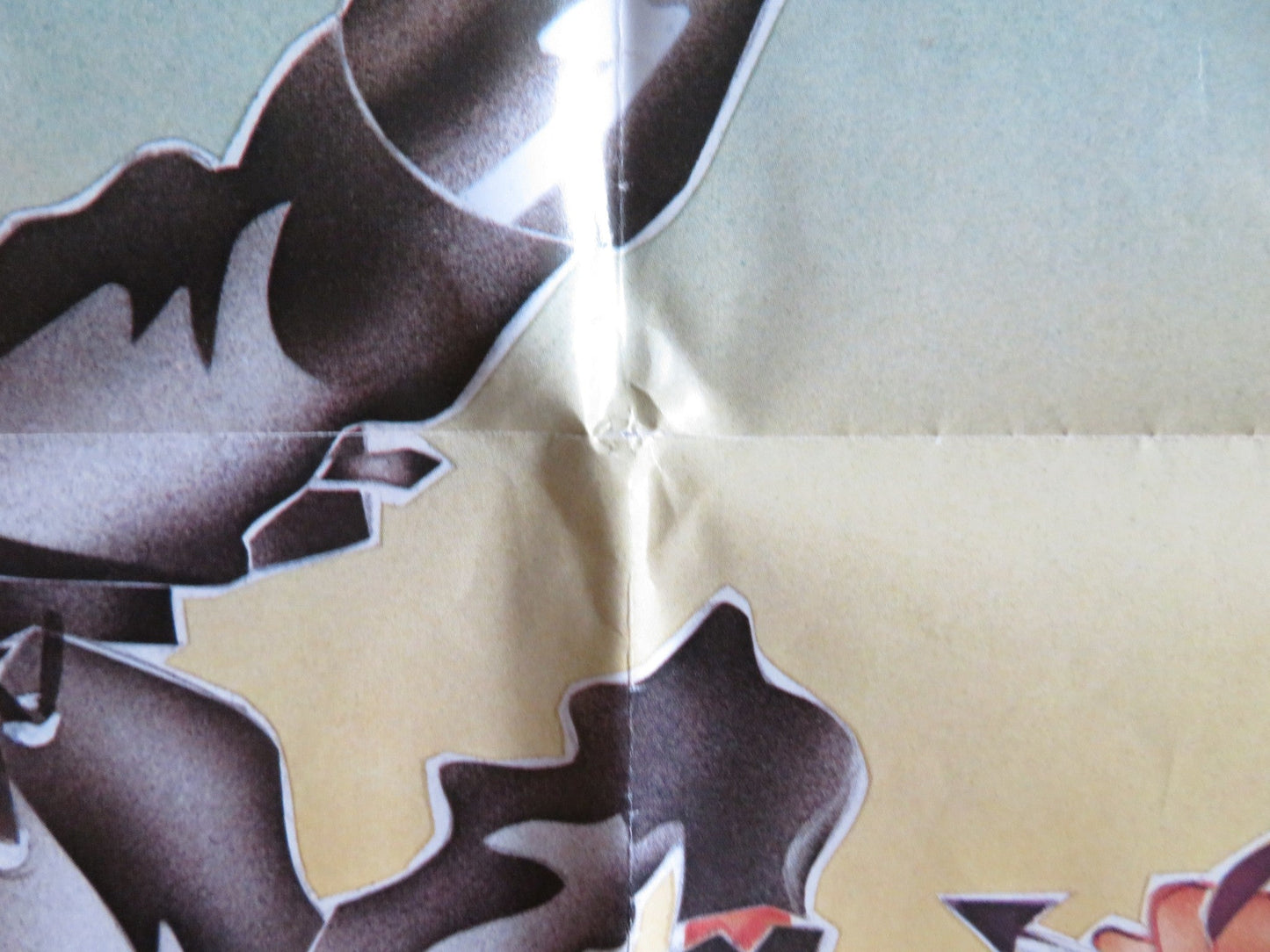 THE VILLAIN FOLDED US ONE SHEET POSTER KIRK DOUGLAS ARNOLD SCHWARZENEGGER 1979 Rendezvous Cinema Movie posters