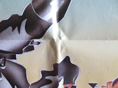 THE VILLAIN FOLDED US ONE SHEET POSTER KIRK DOUGLAS ARNOLD SCHWARZENEGGER 1979 Rendezvous Cinema Movie posters