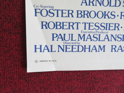 THE VILLAIN FOLDED US ONE SHEET POSTER KIRK DOUGLAS ARNOLD SCHWARZENEGGER 1979 Rendezvous Cinema Movie posters