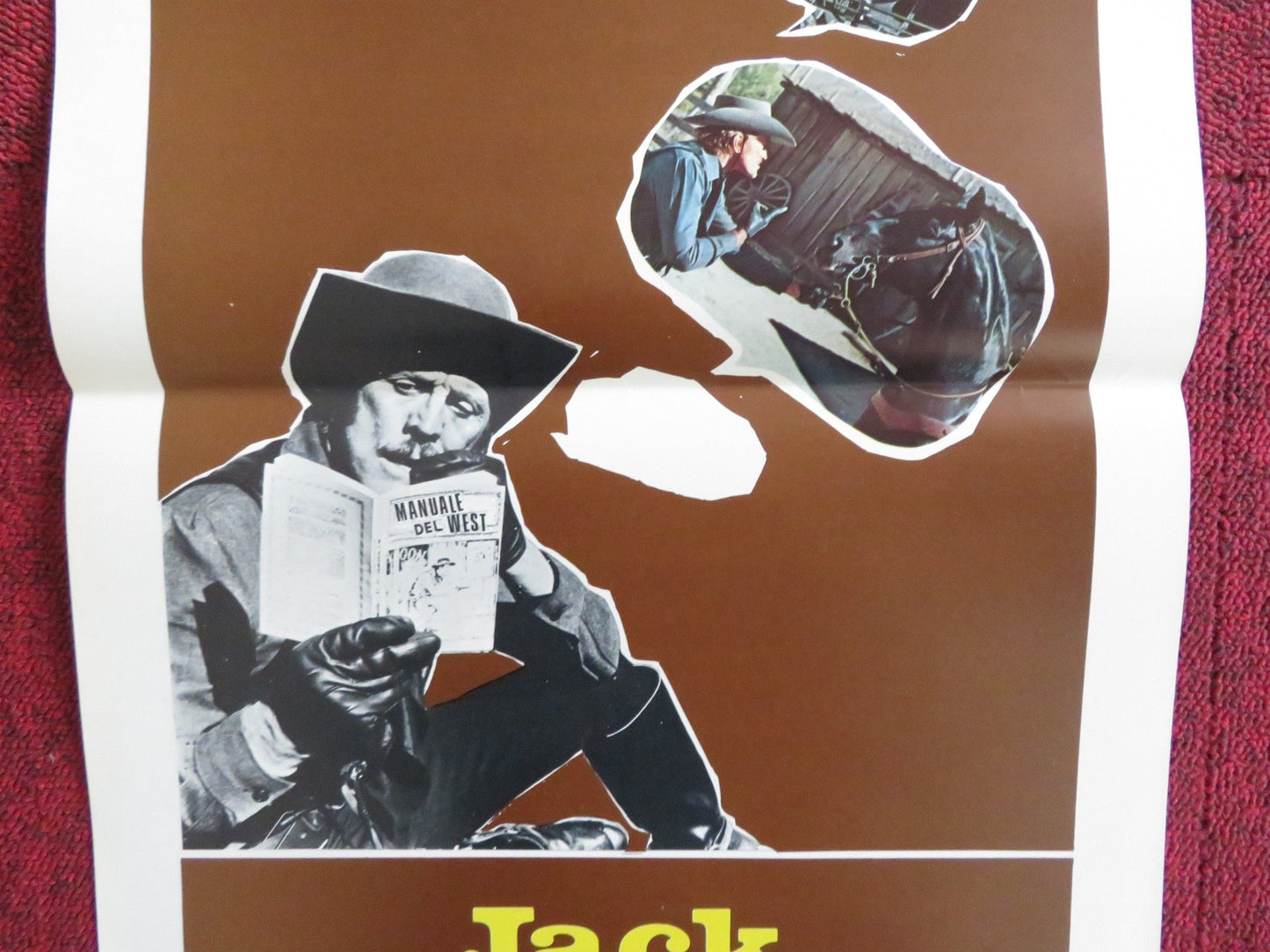 THE VILLAIN ITALIAN LOCANDINA POSTER KIRK DOUGLAS ARNOLD SCHWARZENEGGER 1980 Rendezvous Cinema Movie posters