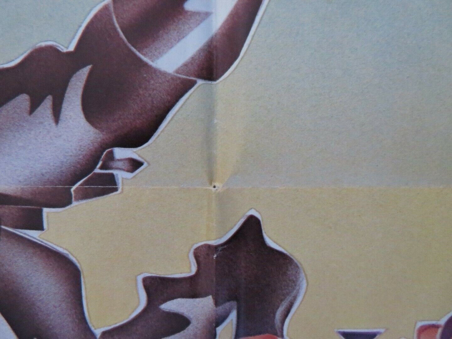 THE VILLIAN FOLDED US ONE SHEET POSTER KIRT DOUGLAS SCHWARZENEGGER 1979 Movie posters