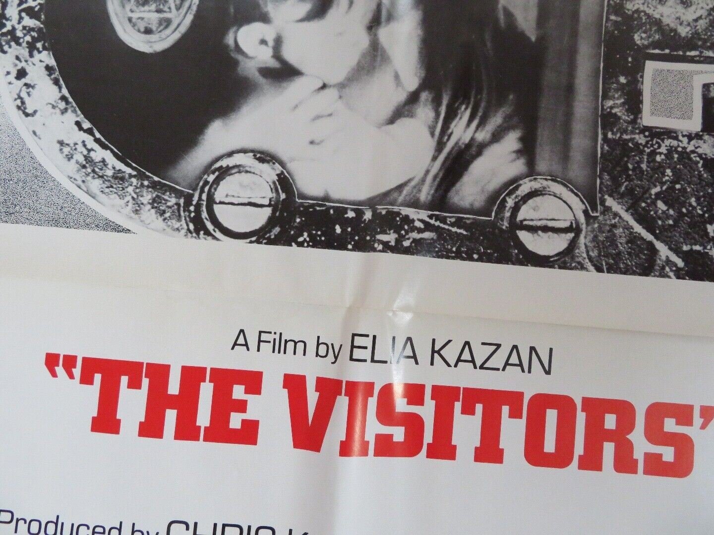 THE VISITORS ONE SHEET POSTER ELIA KAZAN PATRICK MCVEY JAMES WOODS 1972 Movie posters
