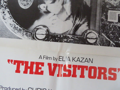 THE VISITORS ONE SHEET POSTER ELIA KAZAN PATRICK MCVEY JAMES WOODS 1972 Movie posters