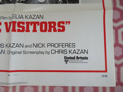 THE VISITORS ONE SHEET POSTER ELIA KAZAN PATRICK MCVEY JAMES WOODS 1972 Movie posters