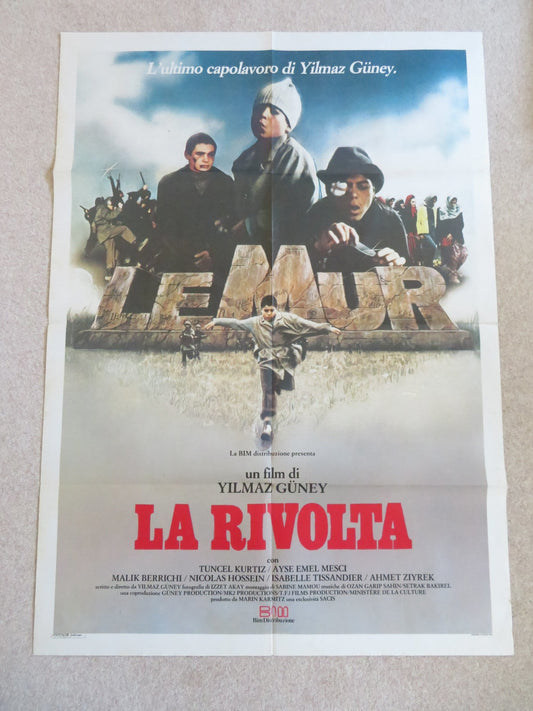 THE WALL ITALIAN 2 FOGLIO POSTER TUNCEL KURTIZ AYSE EMEL MESCI 1983 Rendezvous Cinema Movie posters