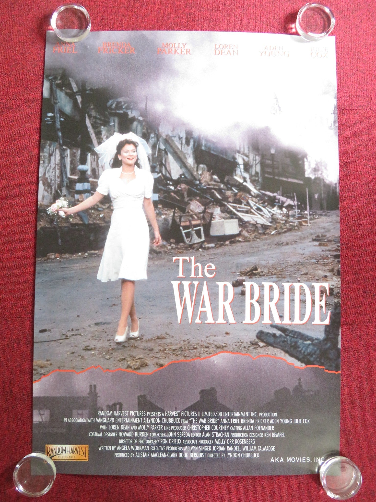 THE WAR BRIDE US ONE SHEET ROLLED POSTER ANNA FRIEL BRENDA FRICKER 2001 Rendezvous Cinema Movie posters