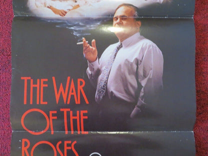 THE WAR OF THE ROSES FOLDED AUSTRALIAN DAYBILL POSTER MICHAEL DOUGLAS 1989 Movie posters