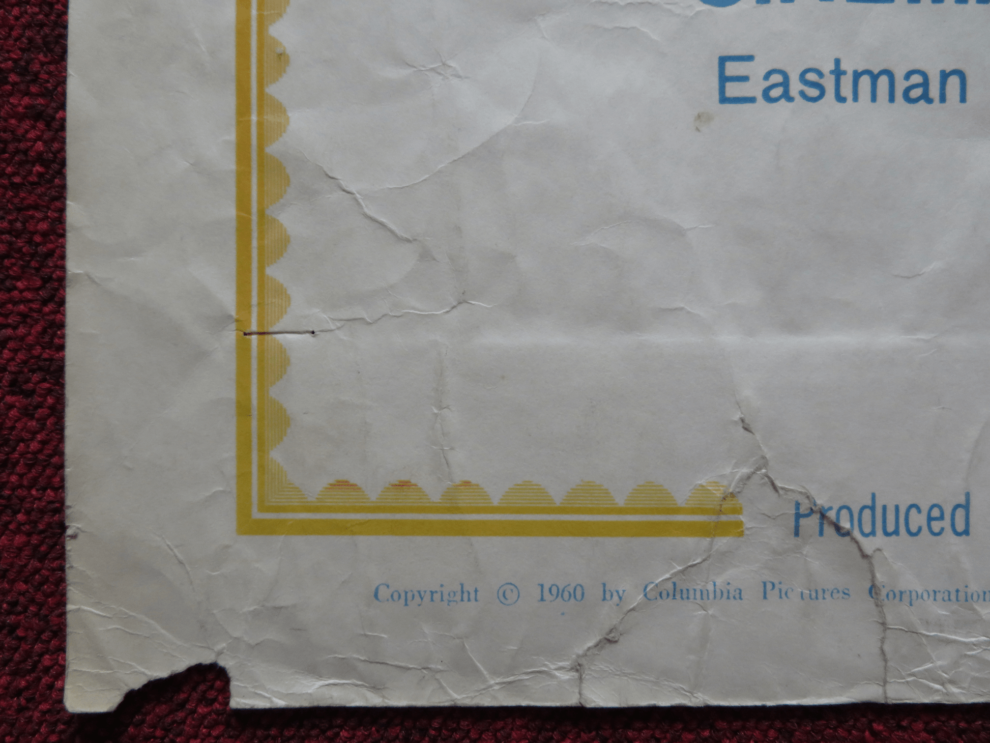 THE WARRIOR EMPRESS US HALF SHEET (22"x 28") POSTER KERWIN MATTHEWS 1960 Rendezvous Cinema Movie posters