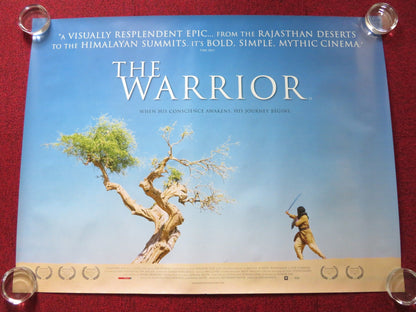 THE WARRIOR UK QUAD (30"x 40") ROLLED POSTER IRRFAN KHAN PURU CHIBBER 2001 Rendezvous Cinema Movie posters