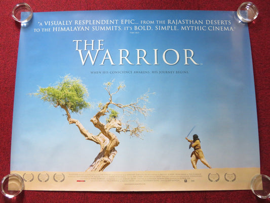 THE WARRIOR UK QUAD (30"x 40") ROLLED POSTER IRRFAN KHAN PURU CHIBBER 2001 Rendezvous Cinema Movie posters
