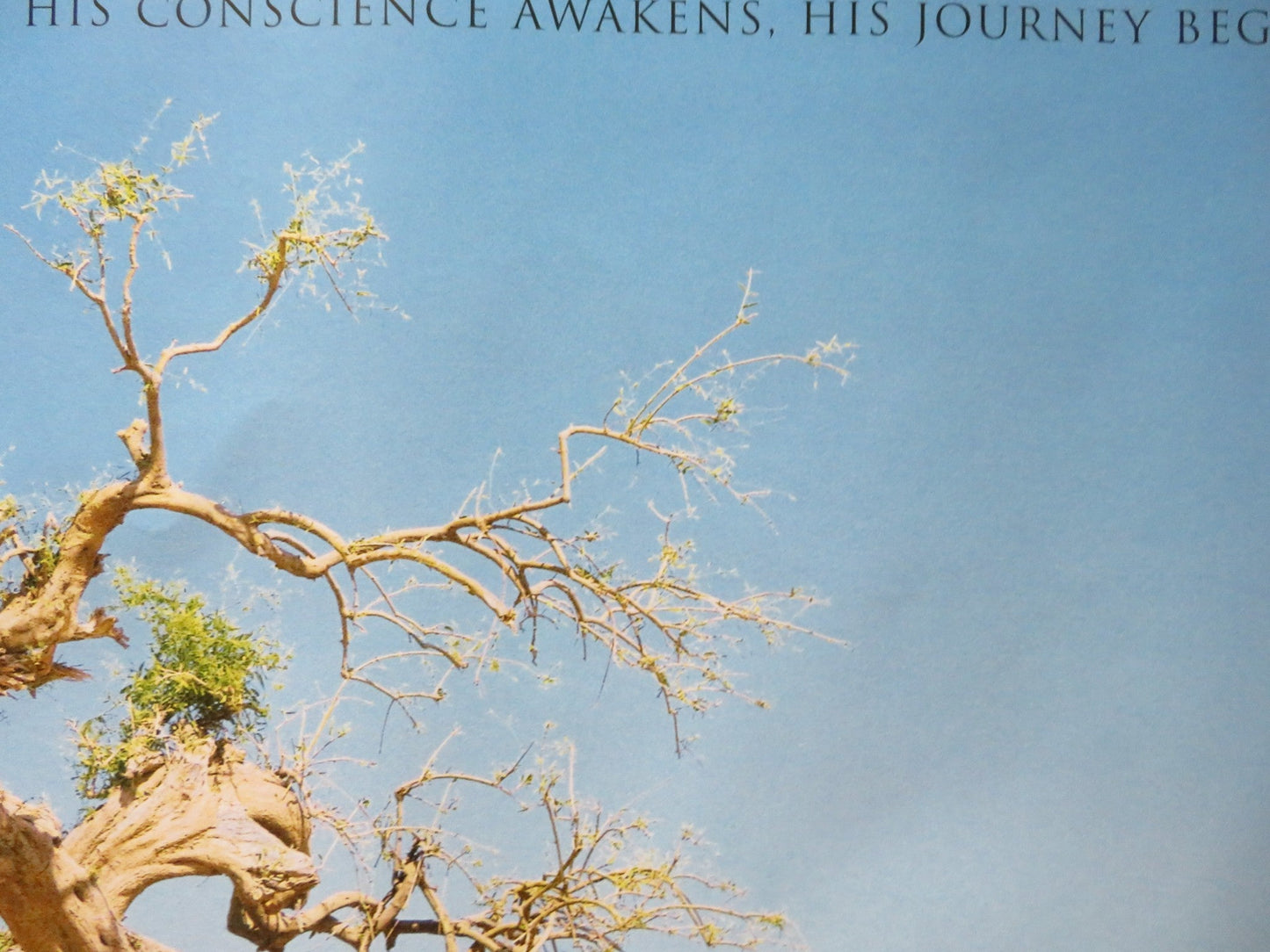 THE WARRIOR UK QUAD (30"x 40") ROLLED POSTER IRRFAN KHAN PURU CHIBBER 2001 Rendezvous Cinema Movie posters