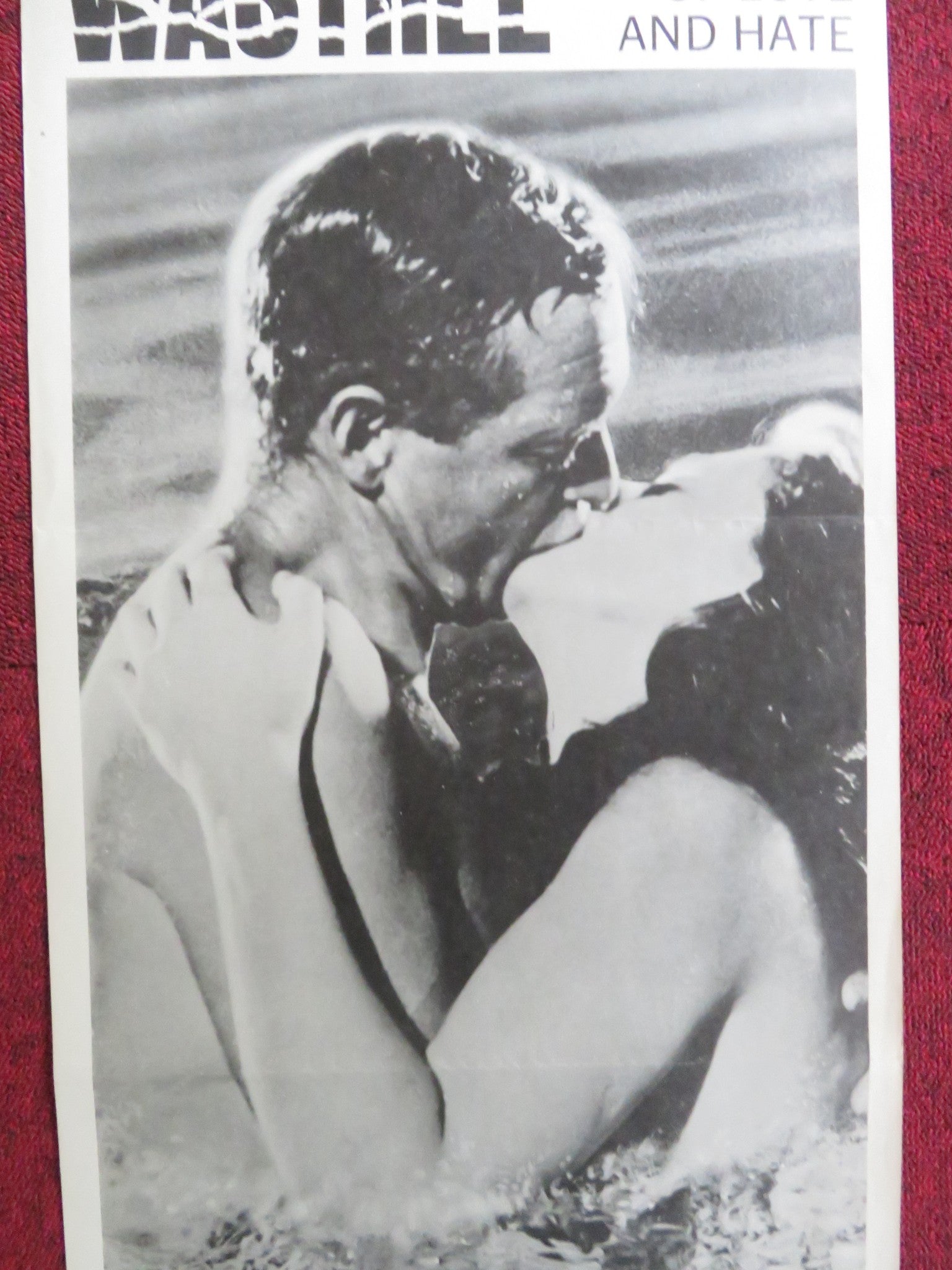 THE WASTREL US INSERT (14"x 36") POSTER VAN HEFLIN ELLIE LAMBETTI 1964 Rendezvous Cinema Movie posters