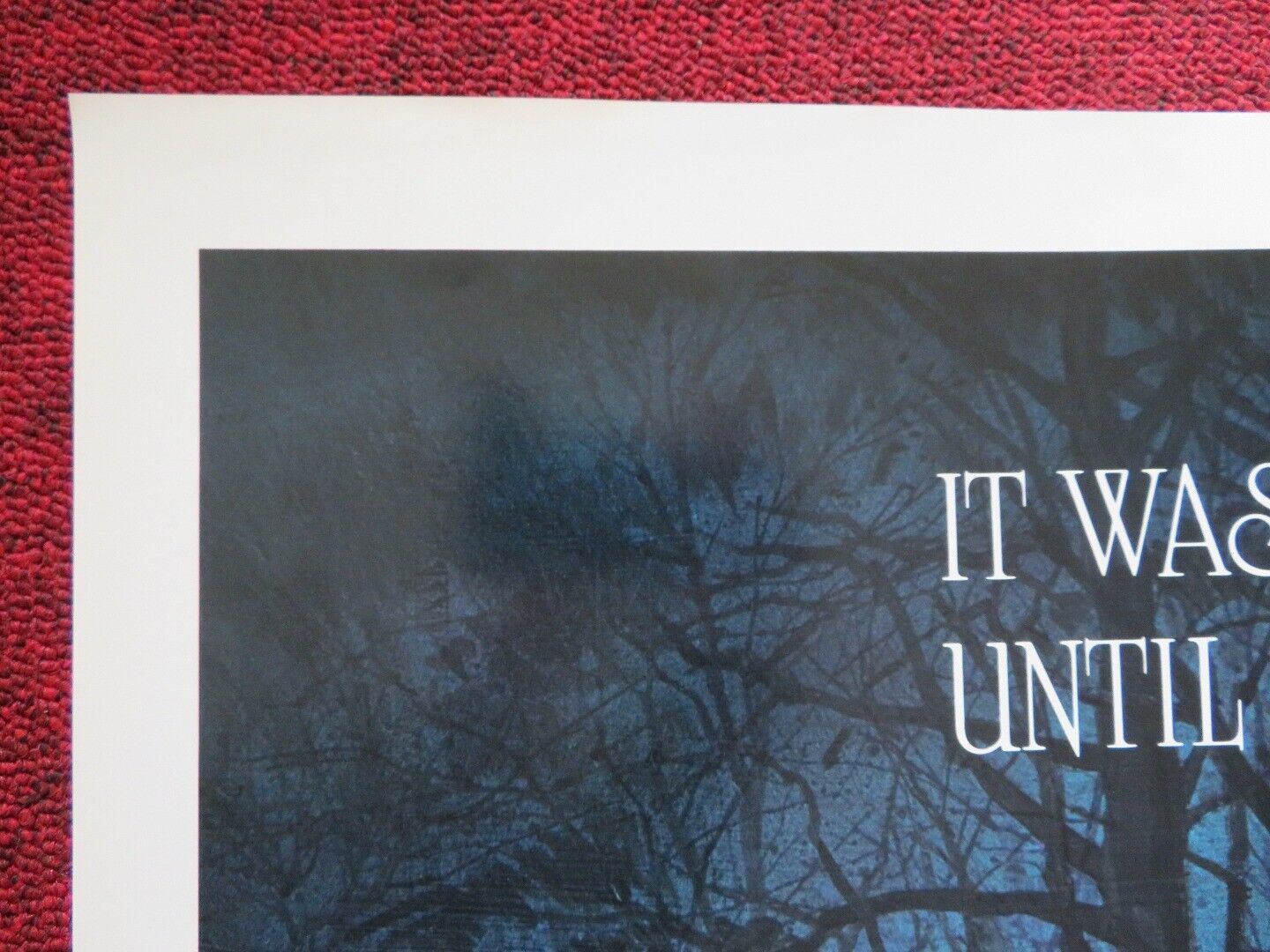 THE WATCHER IN THE WOODS FOLDED US ONE SHEET POSTER DISNEY BETTE DAVIS 1981 Movie posters