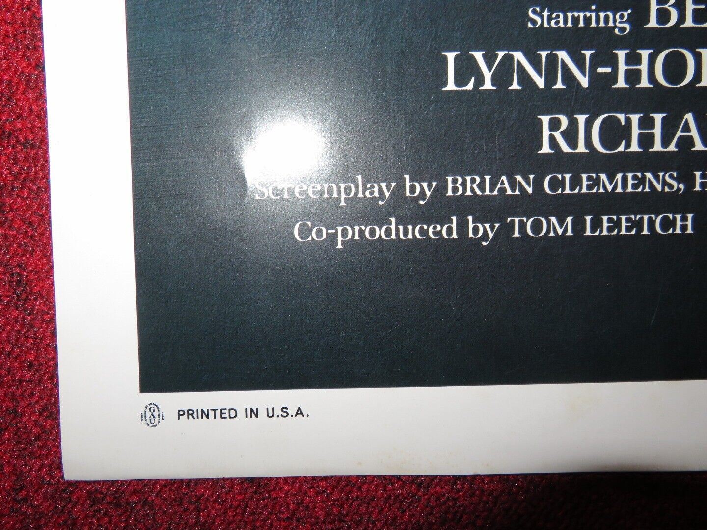 THE WATCHER IN THE WOODS FOLDED US ONE SHEET POSTER DISNEY BETTE DAVIS 1981 Movie posters