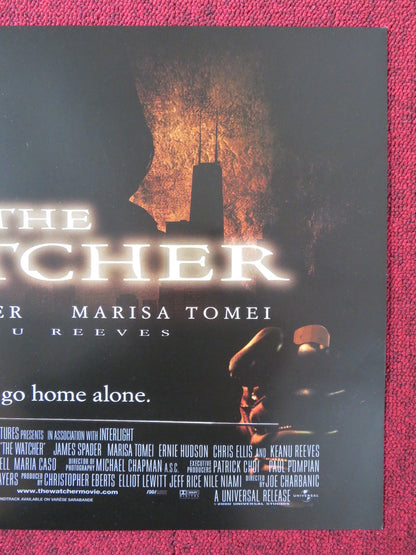 THE WATCHER UK MINI QUAD POSTER SPADER MARISA TOMEI KEANU REEVES 2000 Rendezvous Cinema Movie posters