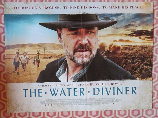 THE WATER DIVINER BRITISH QUAD (30"x 40") ROLLED POSTER RUSSELL CROWE J. FRASER Movie posters