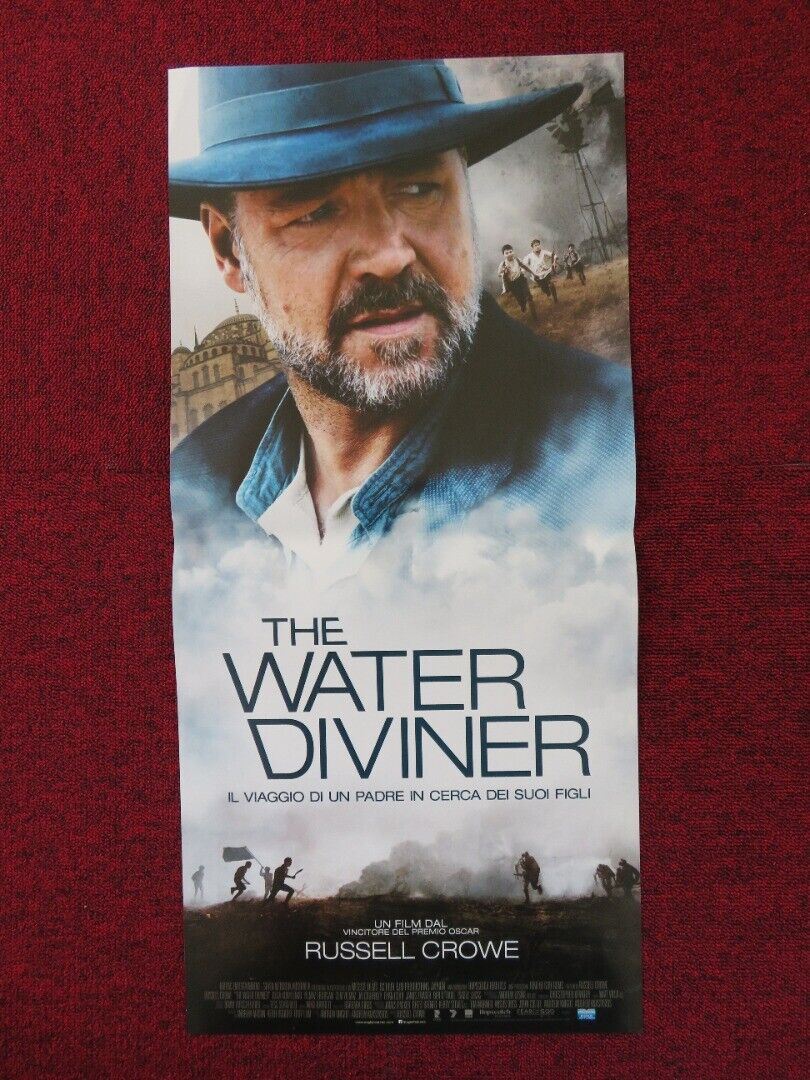 THE WATER DIVINER ITALIAN LOCANDINA (26.5"x12.5") POSTER RUSSELL CROWE 2014 Rendezvous Cinema Movie posters