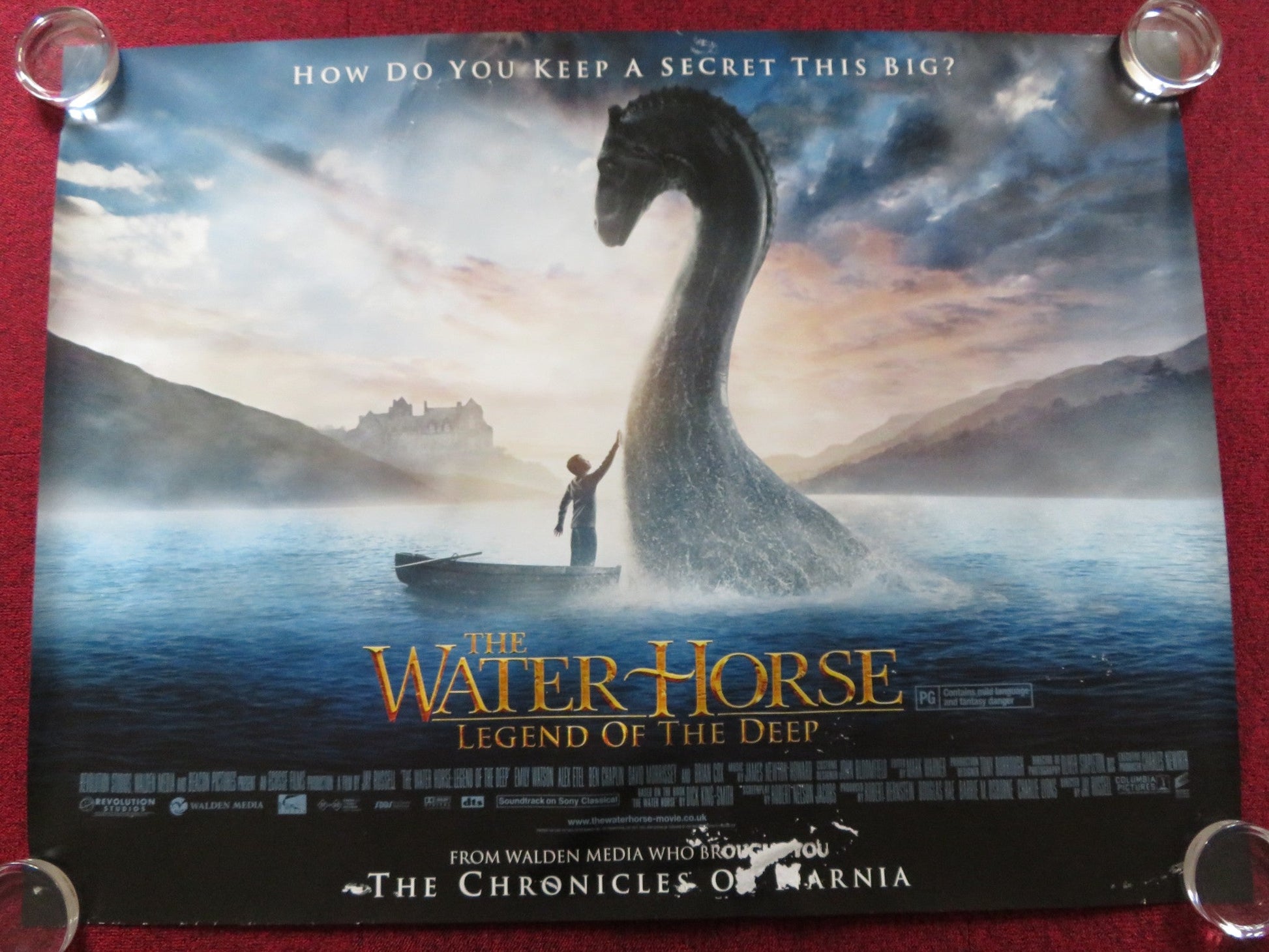 THE WATER HORSE UK QUAD (30"x 40") ROLLED POSTER BRIAN COX BEN CHAPLIN 2007 Rendezvous Cinema Movie posters