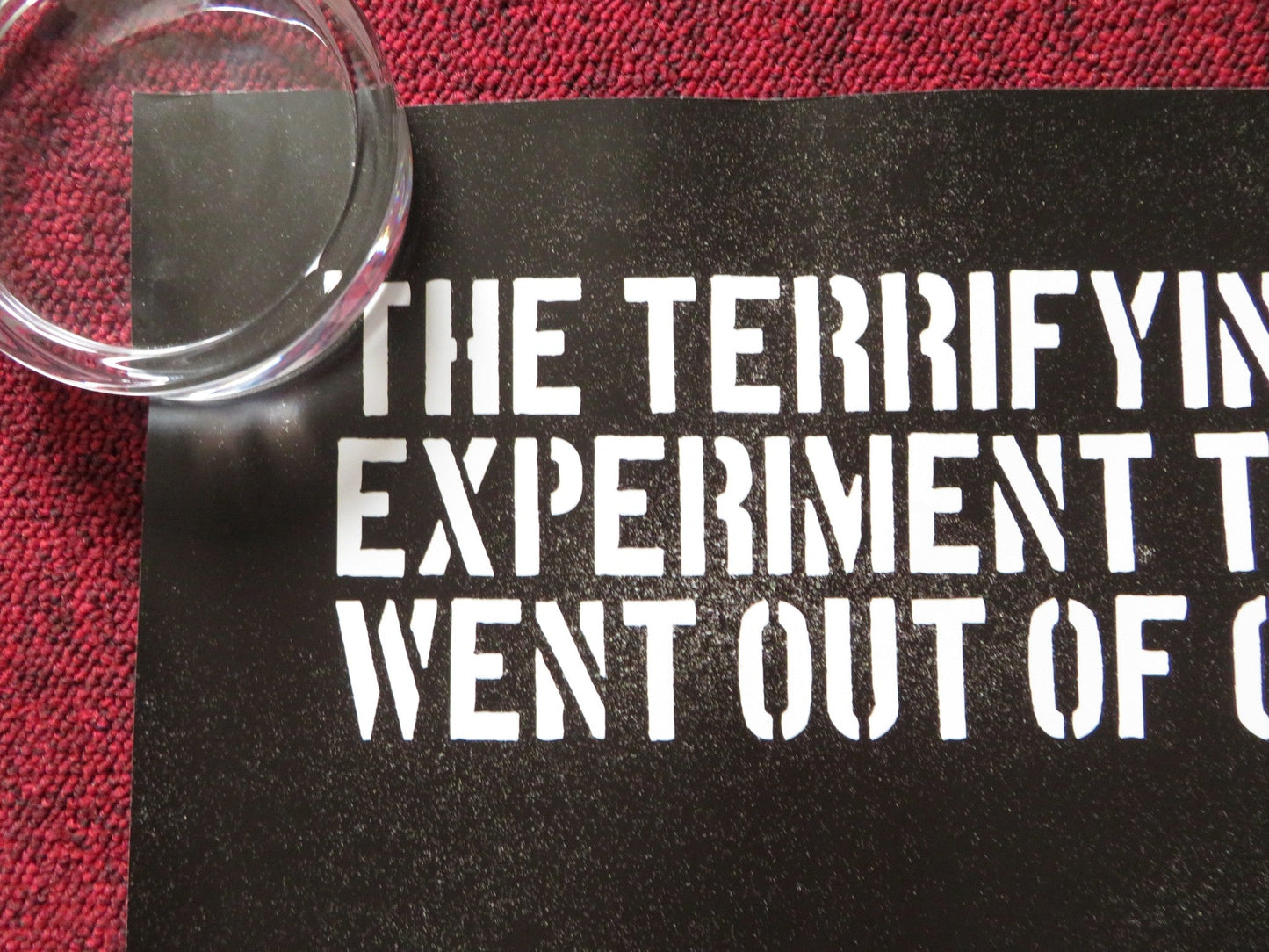 THE WAVE UK QUAD ROLLED POSTER JURGEN VOGEL FREDERICK LAU 2008 Rendezvous Cinema Movie posters