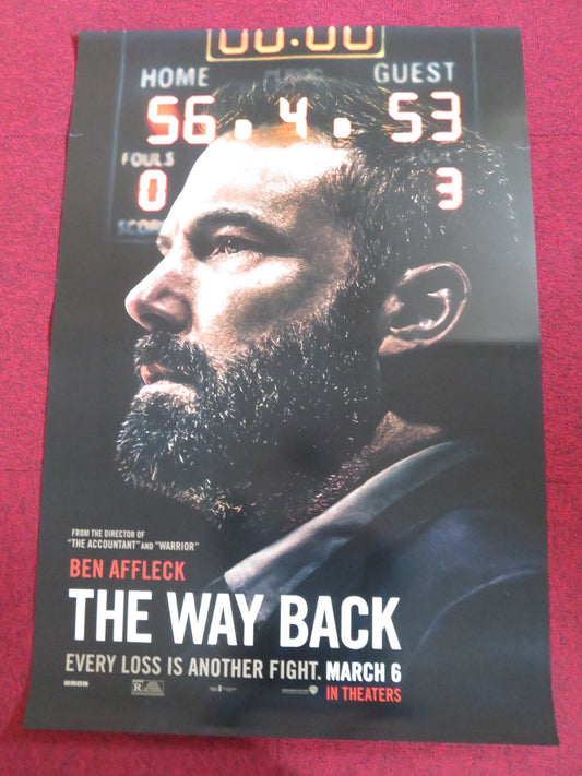 THE WAY BACK US ONE SHEET ROLLED POSTER BEN AFFLECK AL MADRIGAL 2020 Rendezvous Cinema Movie posters