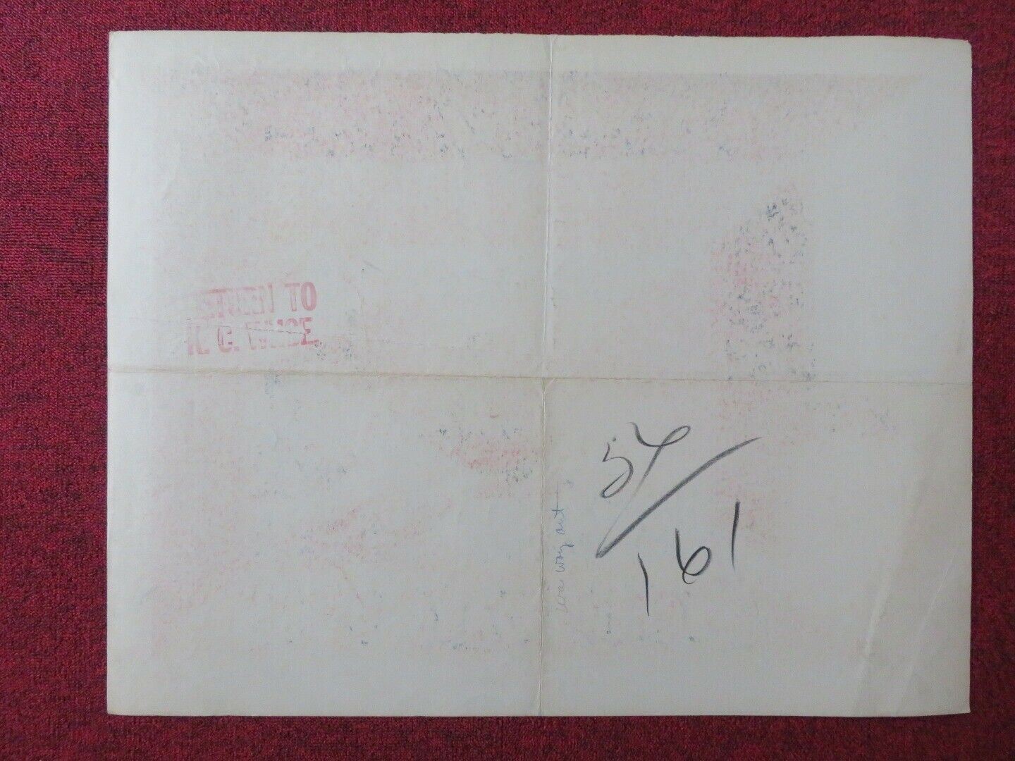 THE WAY OUT US HALF SHEET (22"x 28") POSTER GENE NELSON MONA FREEMAN 1956 Movie posters