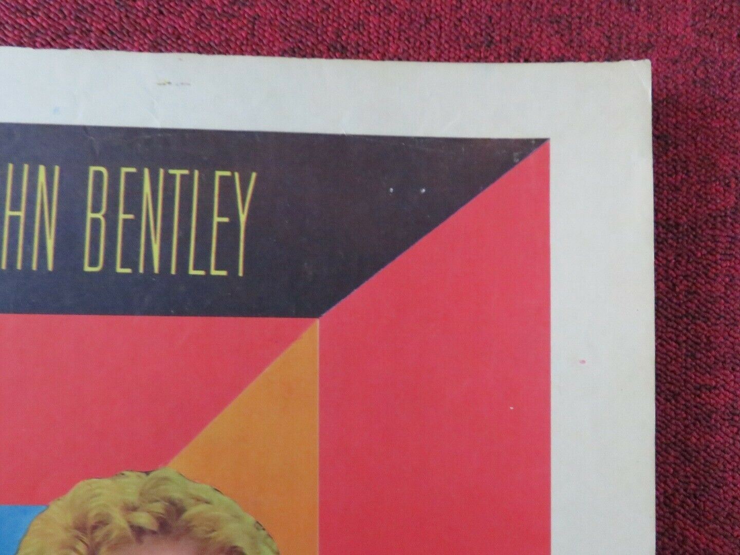 THE WAY OUT US HALF SHEET (22"x 28") POSTER GENE NELSON MONA FREEMAN 1956 Movie posters