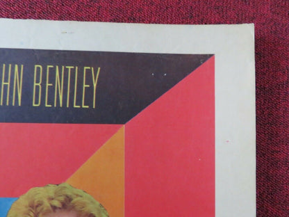 THE WAY OUT US HALF SHEET (22"x 28") POSTER GENE NELSON MONA FREEMAN 1956 Movie posters