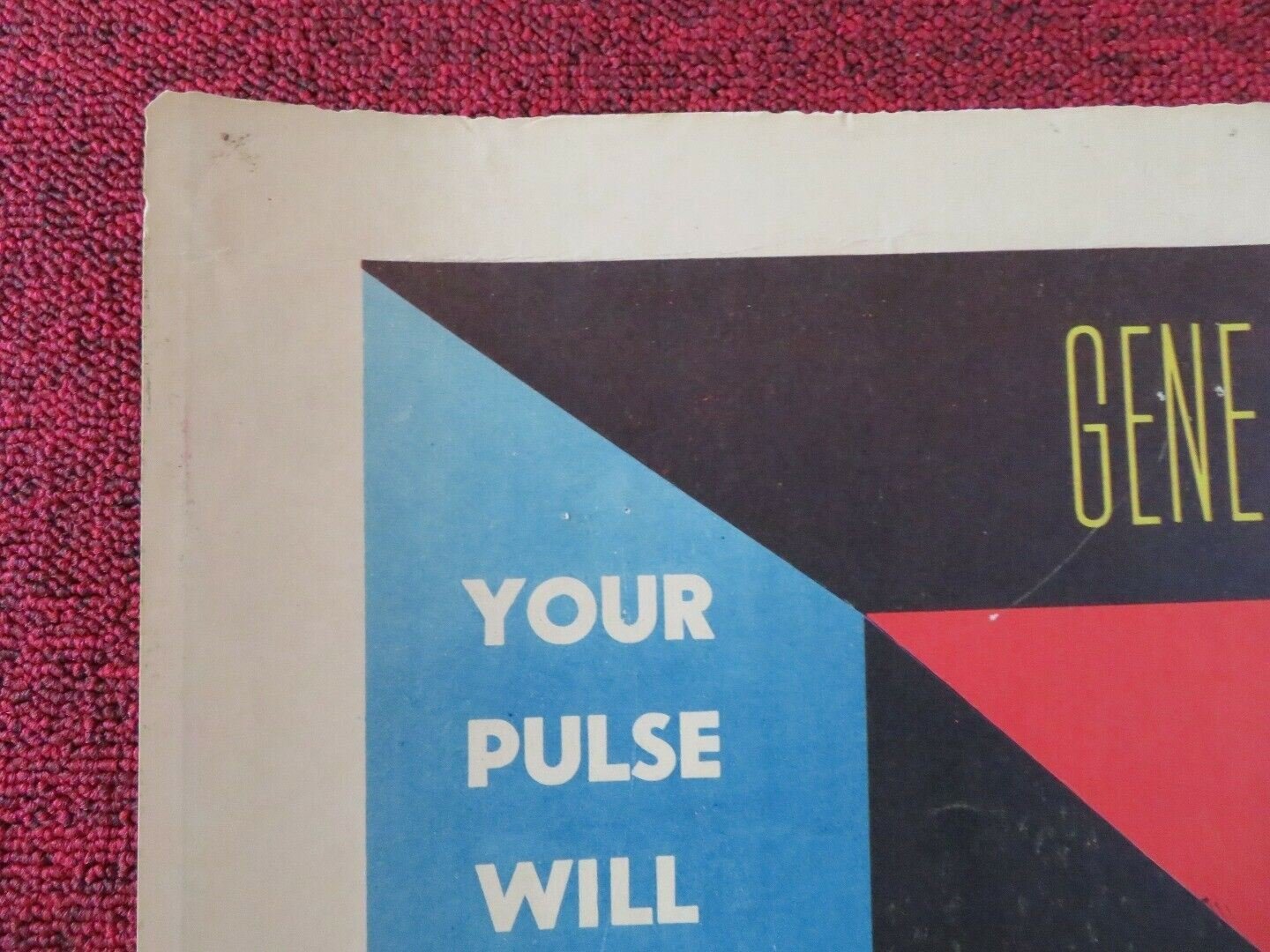 THE WAY OUT US HALF SHEET (22"x 28") POSTER GENE NELSON MONA FREEMAN 1956 Movie posters