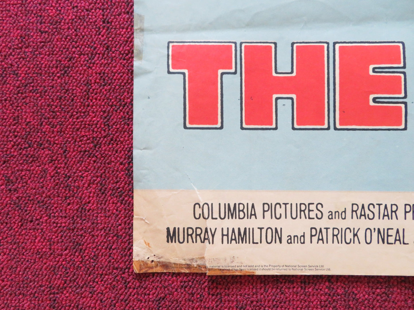 THE WAY WE WERE UK QUAD POSTER FOLDED BARBRA STREISAND ROBERT REDFORD 1973 Rendezvous Cinema Movie posters