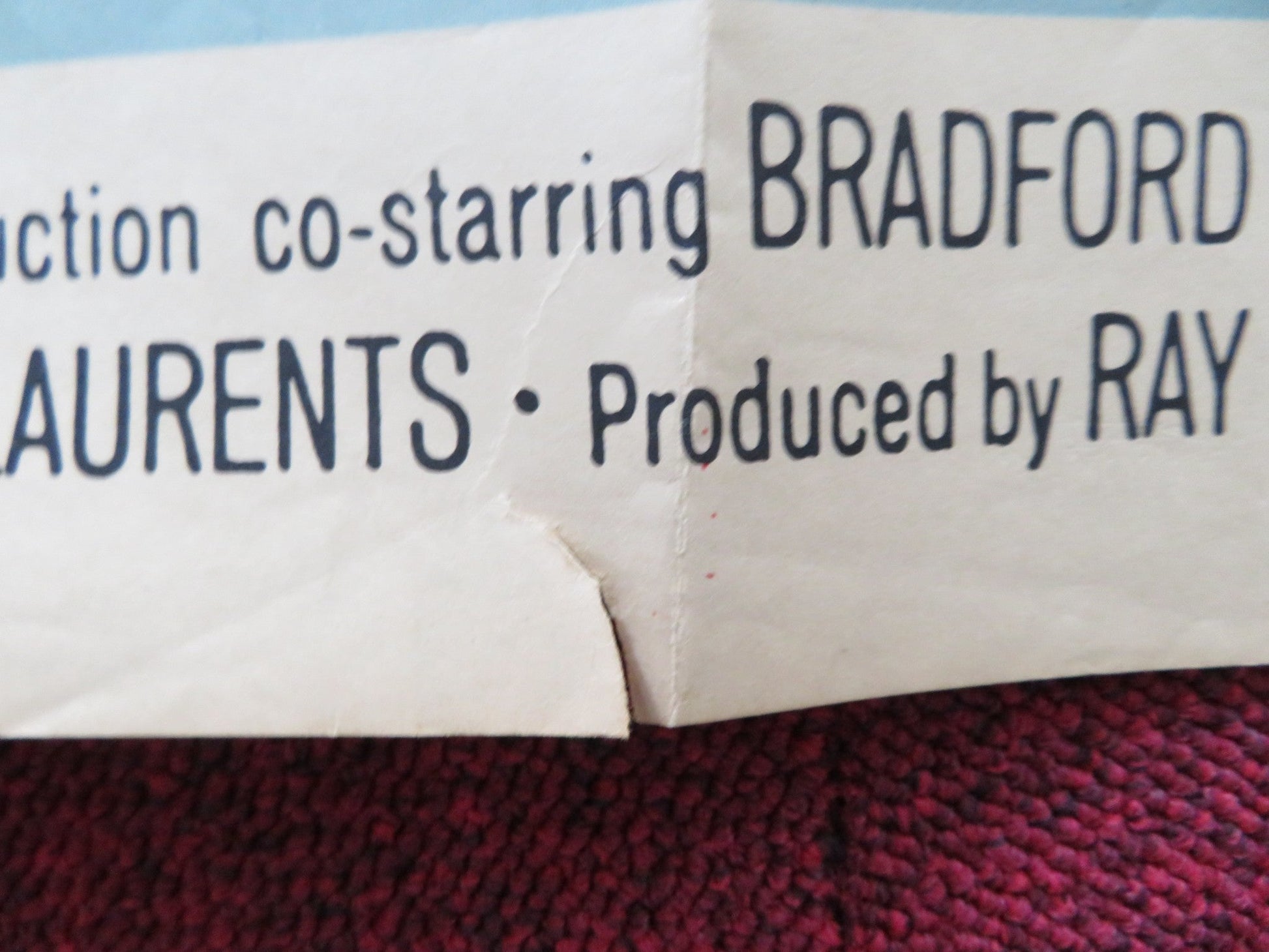 THE WAY WE WERE UK QUAD POSTER FOLDED BARBRA STREISAND ROBERT REDFORD 1973 Rendezvous Cinema Movie posters