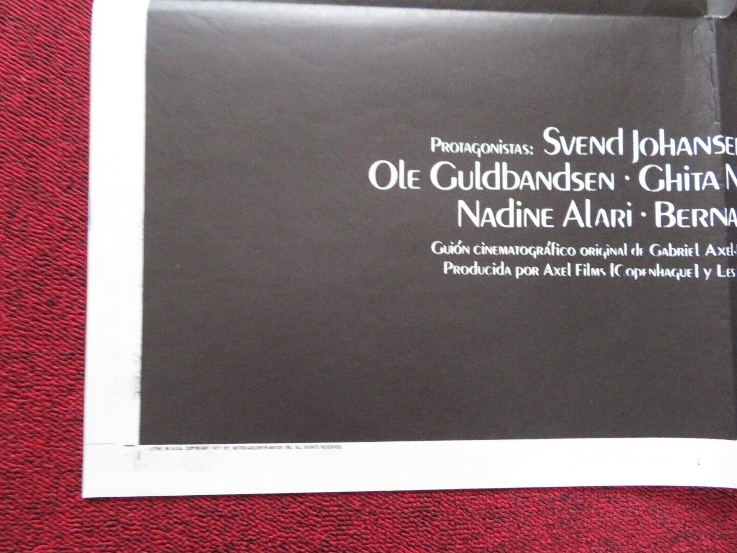 THE WAYS OF WOMEN FOLDED SPANISH ONE SHEET POSTER SVEND JOHANSEN GHITA NORBY Movie posters