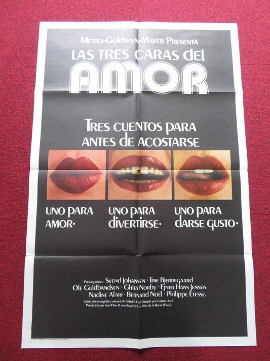 THE WAYS OF WOMEN FOLDED SPANISH ONE SHEET POSTER SVEND JOHANSEN GHITA NORBY Movie posters