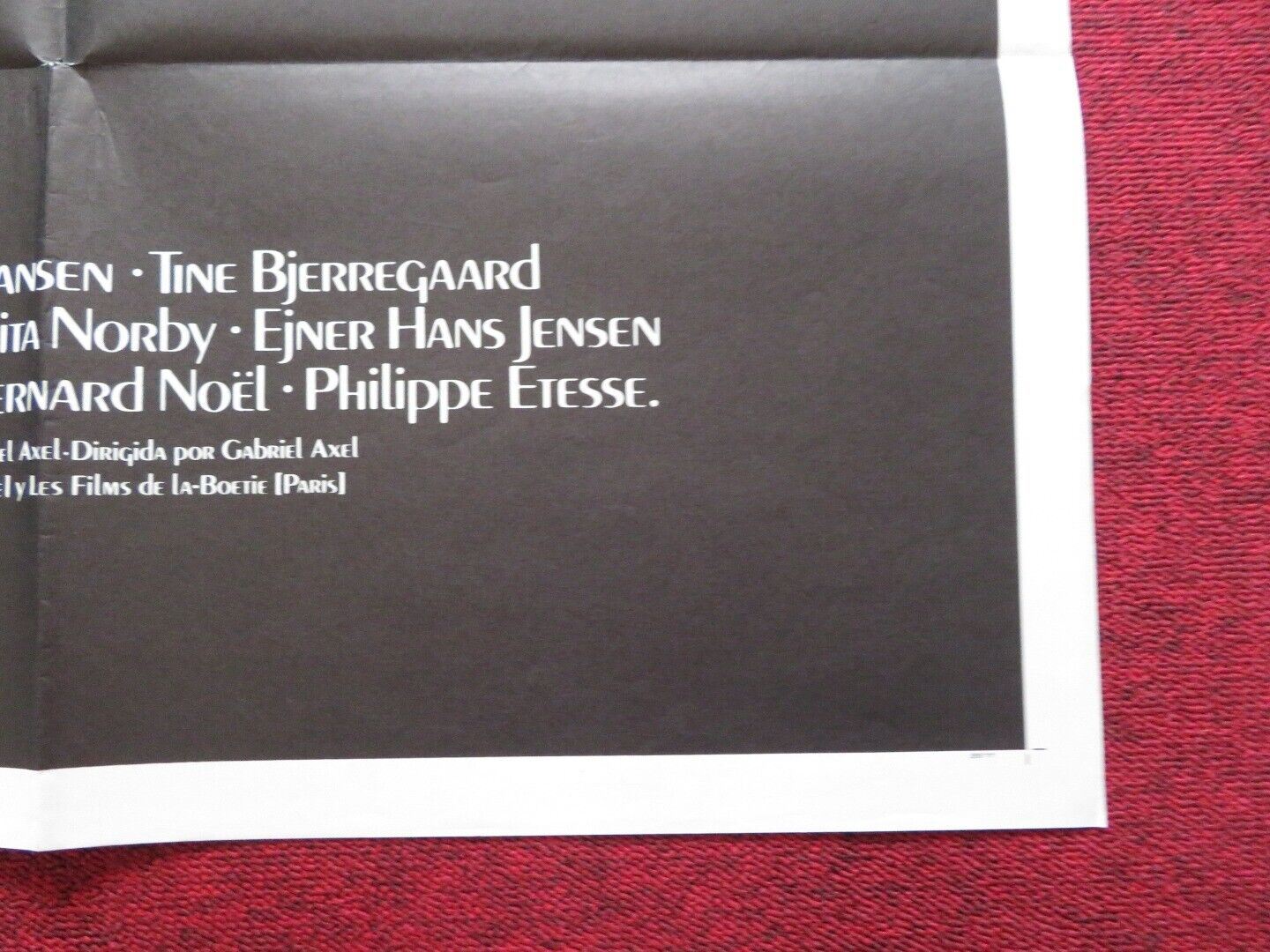 THE WAYS OF WOMEN FOLDED SPANISH ONE SHEET POSTER SVEND JOHANSEN GHITA NORBY Movie posters