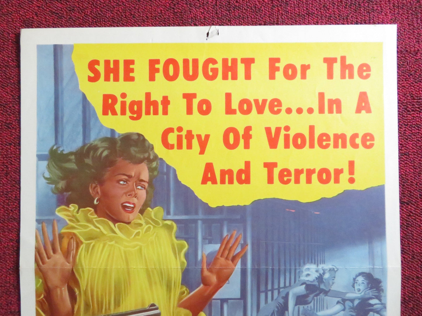 THE WAYWARD GIRL US INSERT (14"x 36") POSTER MARCIA HENDERSON PETER WALKER 1957 Rendezvous Cinema Movie posters