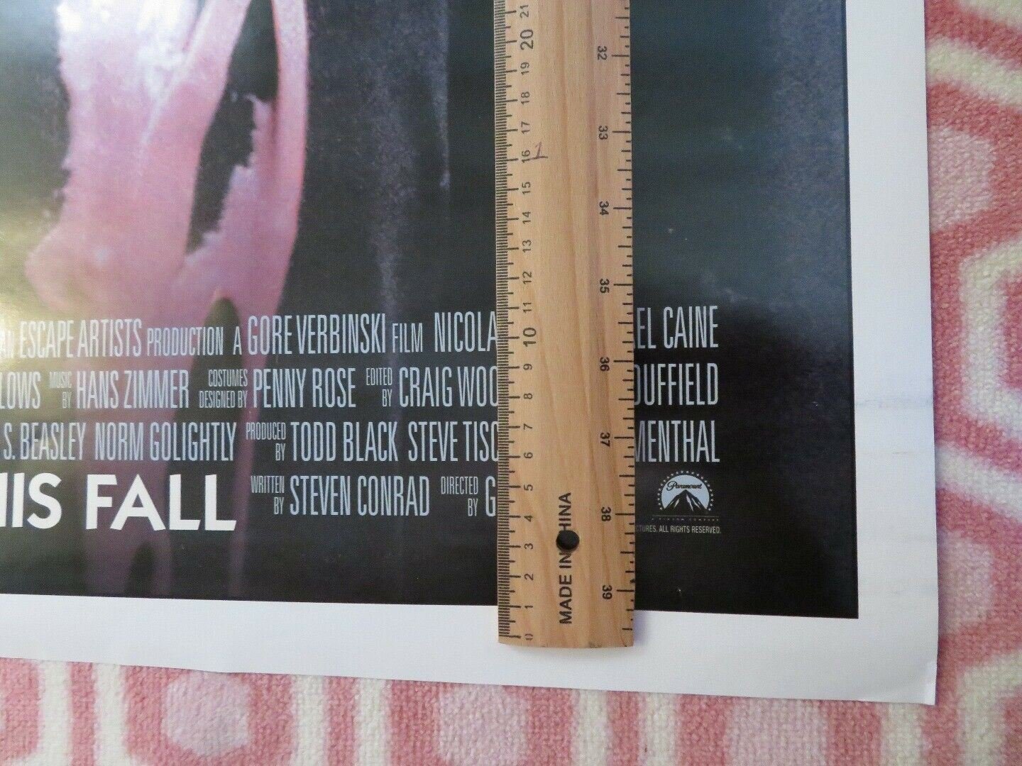 THE WEATHER MAN US ROLLED POSTER NICHOLAS CAGE 2005 Rendezvous Cinema Movie posters