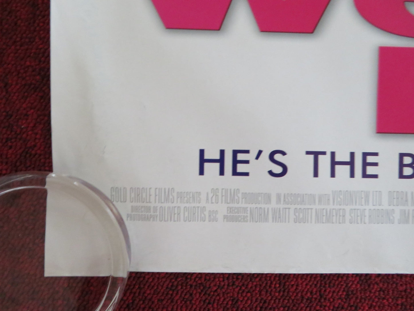 THE WEDDING DATE QUAD (30"x 40") ROLLED POSTER DERMOT MULRONEY DEBRA MESSING '05 Rendezvous Cinema Movie posters