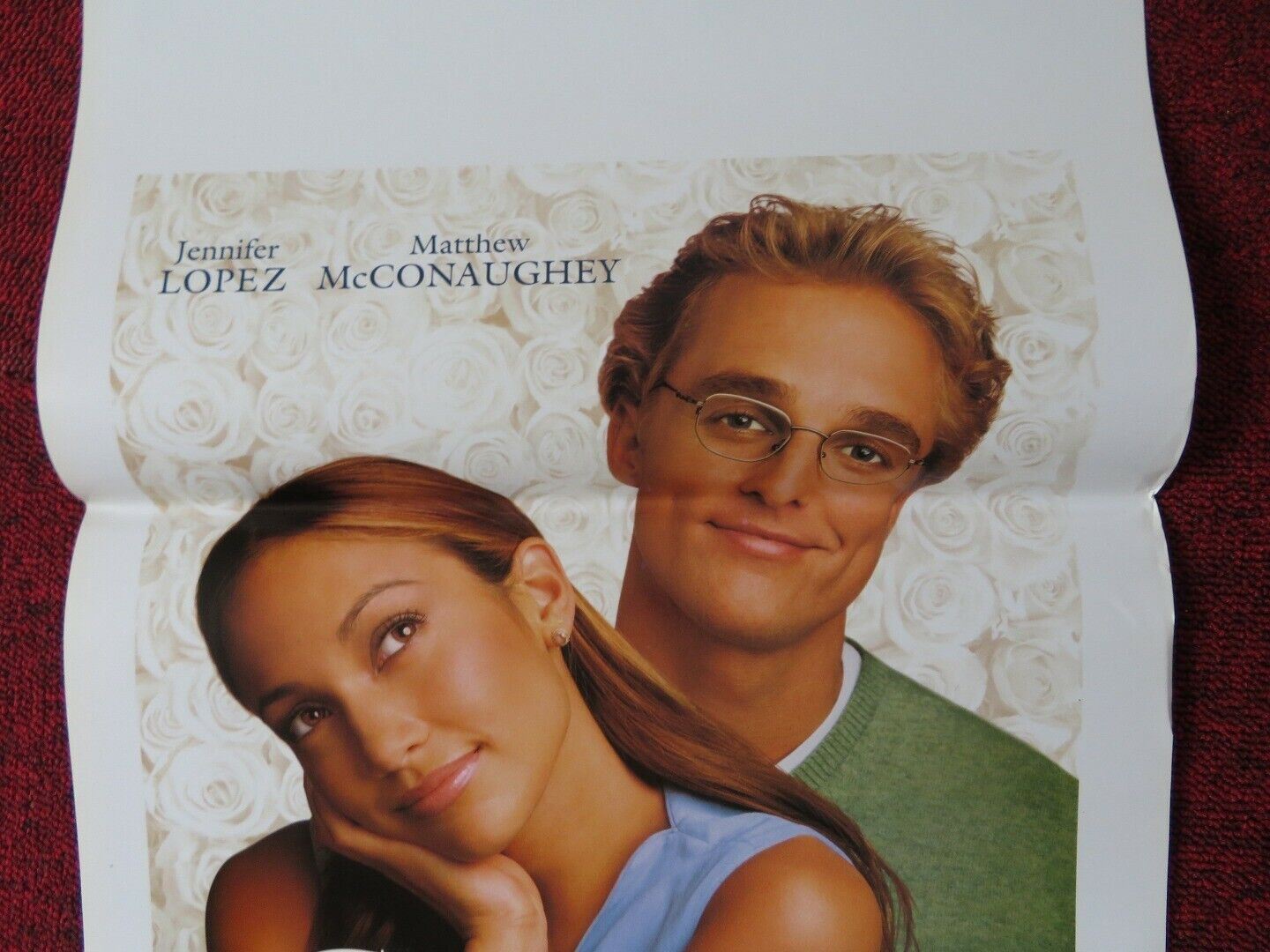 THE WEDDING PLANNER ITALIAN LOCANDINA (27.5"x13") POSTER JENNIFER LOPEZ 2001 Movie posters