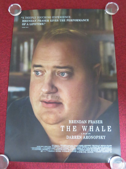THE WHALE US ONE SHEET ROLLED POSTER BRENDAN FRASER SADIE SINK 2022 Rendezvous Cinema Movie posters