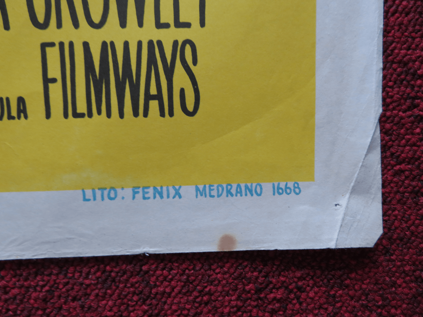 THE WHEELER DEALERS FOLDED ARGENTINA ONE SHEET POSTER J. GARNER L. REMICK 1963 Rendezvous Cinema Movie posters